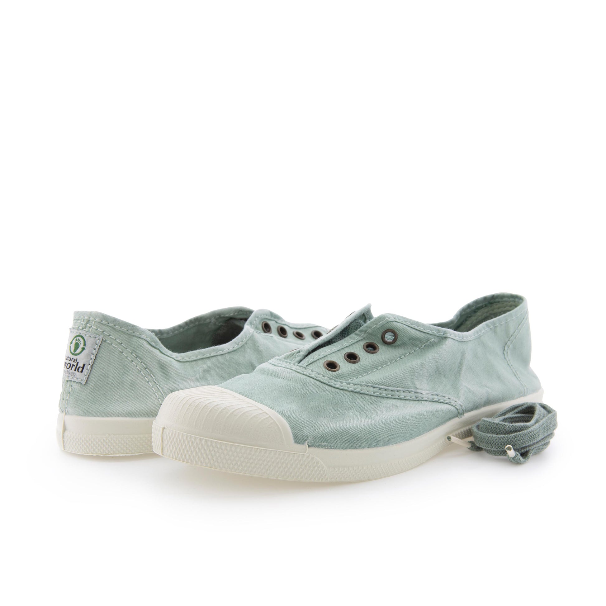 Zapatilla aqua con cordón y elástico LONA102 Natural World - LONA102-395-2.jpg