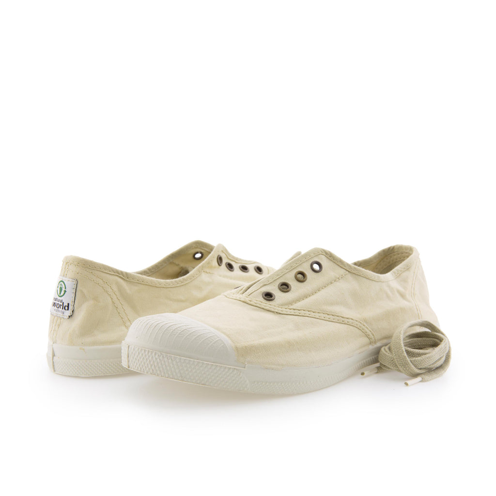 Zapatilla sand con cordón y elástico LONA102 Natural World - LONA102-509-2.jpg