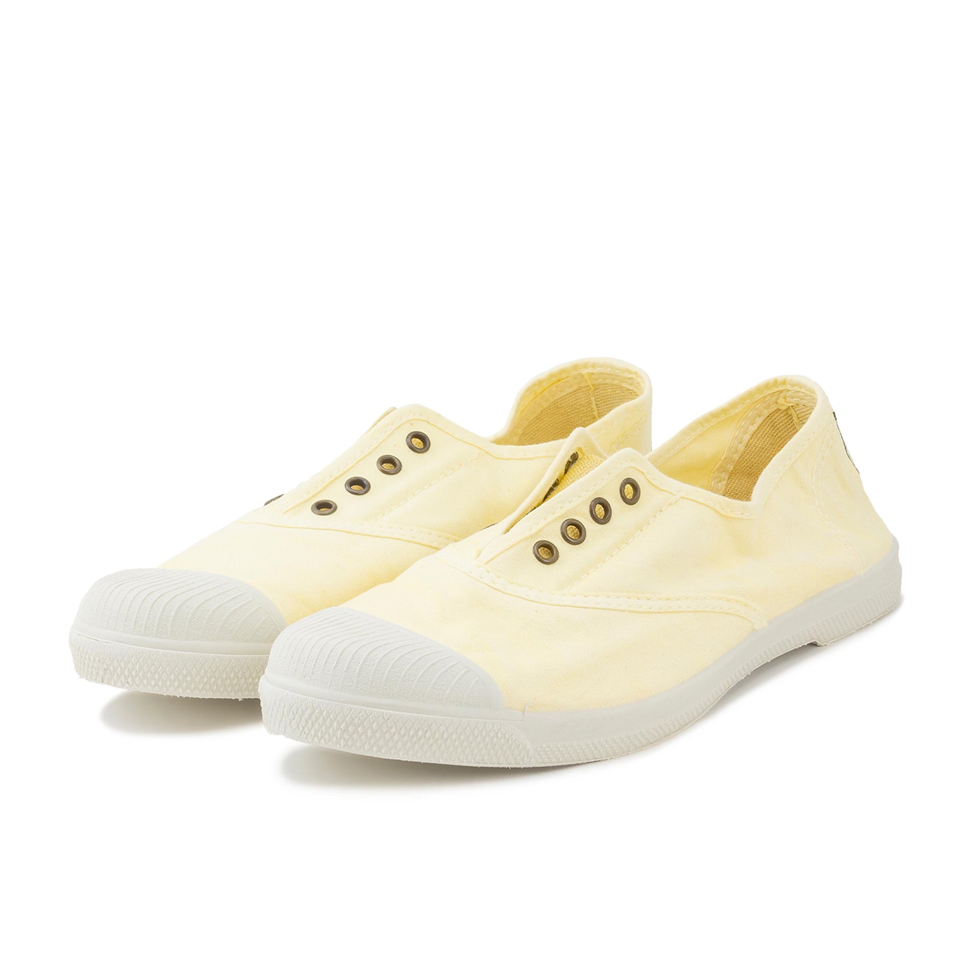 Zapatilla amarillo claro lavado LONA102 Natural World