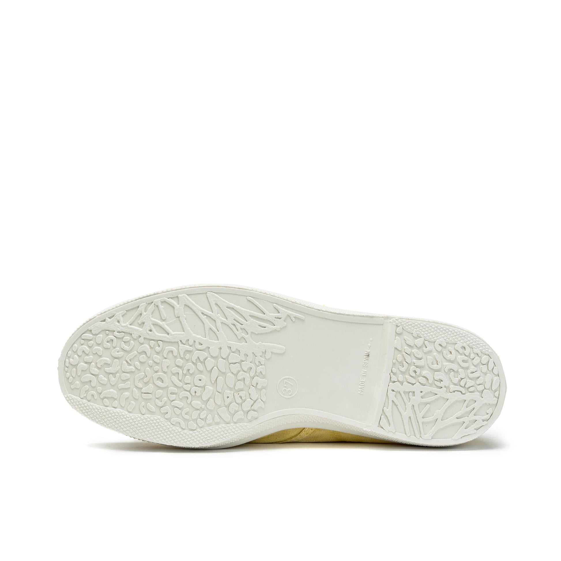 Zapatilla amarillo claro lavado LONA102 Natural World