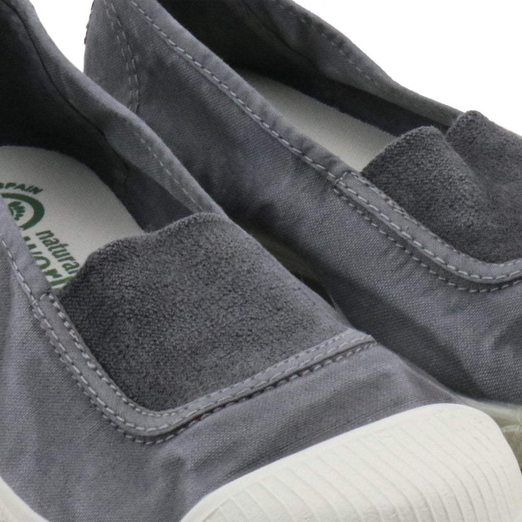 Zapatilla gris lavado con elástico LONA103 Natural World - LONA103-131-5.jpg