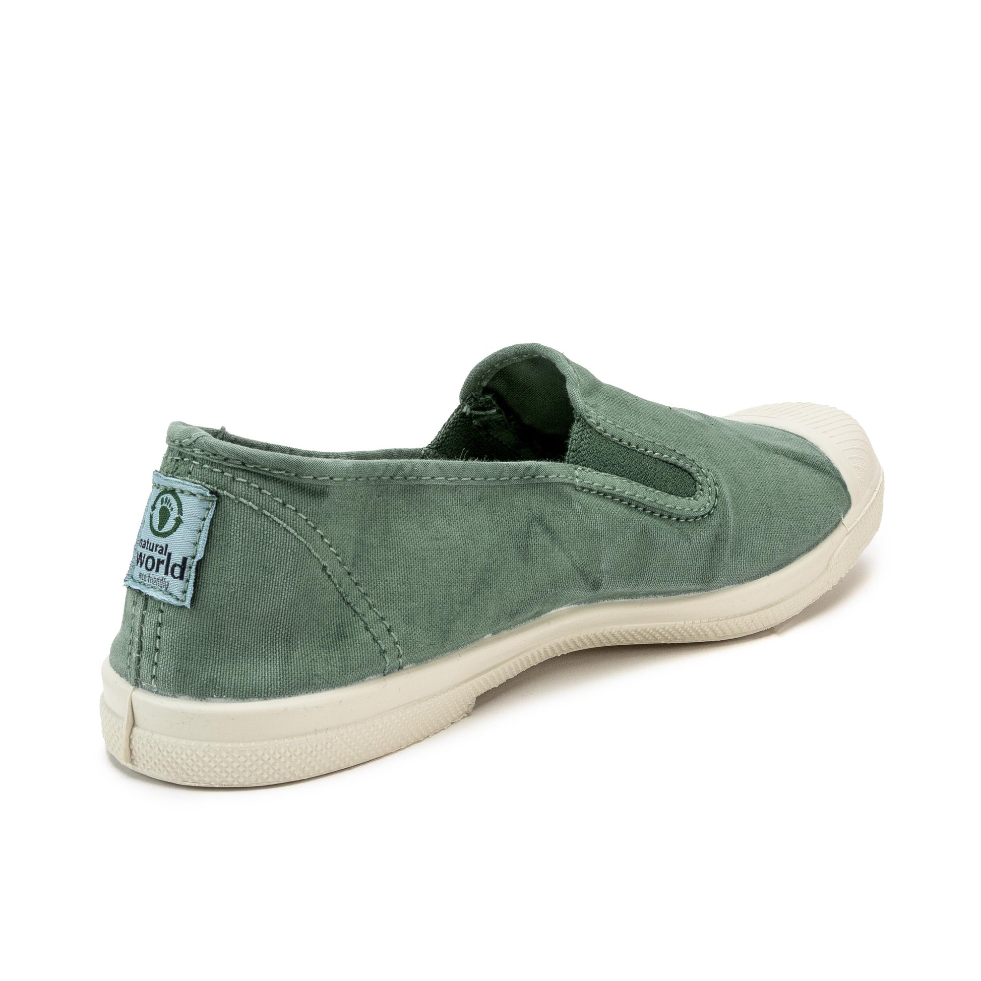 Zapatilla albahaca con elástico LONA112 Natural World - LONA112-440-3.jpg