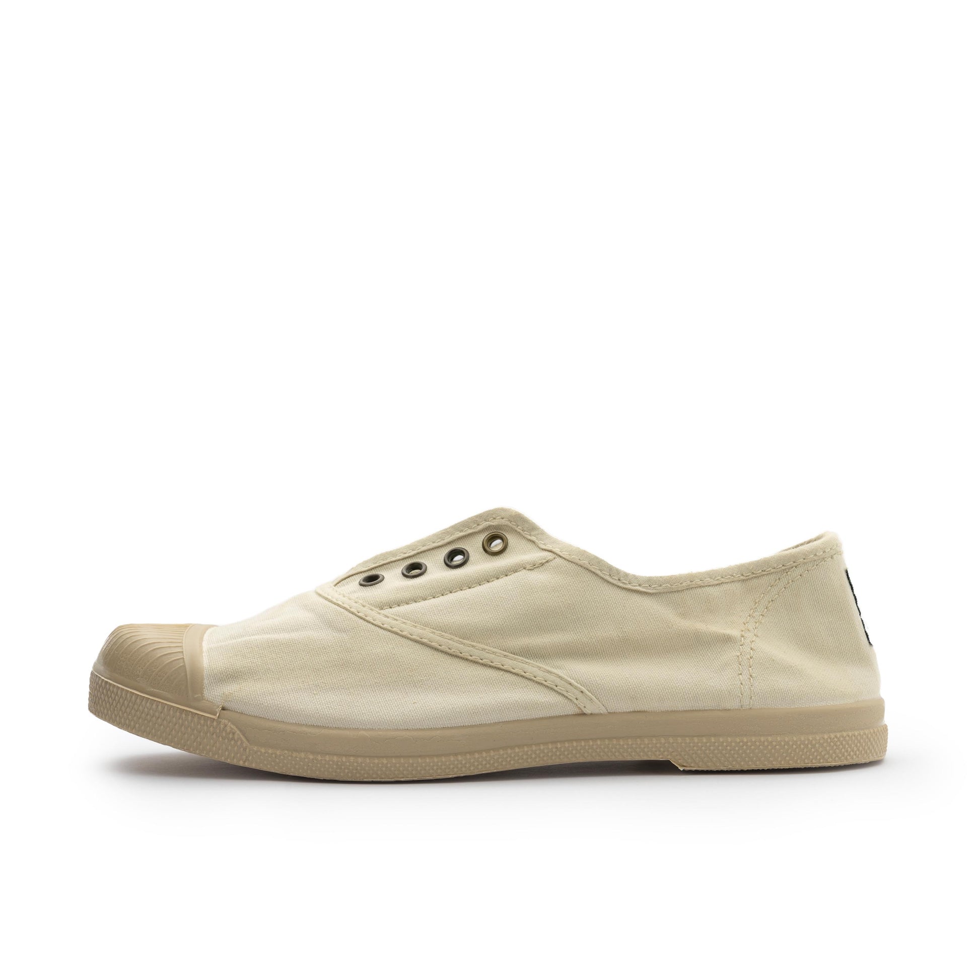 Zapatilla beige con cordón y elástico LONA133 Natural World - LONA133-161-1.jpg