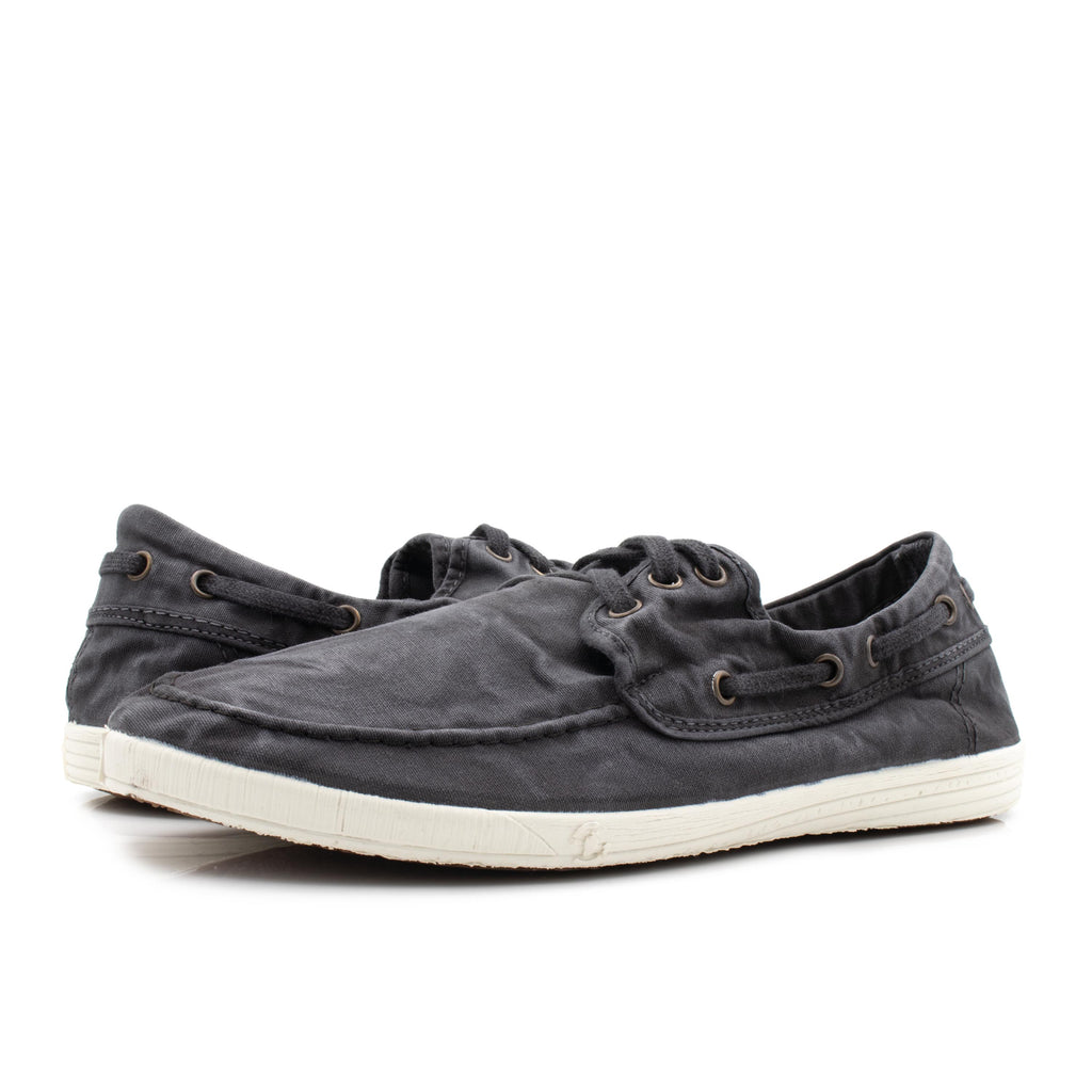 Náutico negro de verano de cordón LONA303 Natural World - LONA303-144-2.jpg