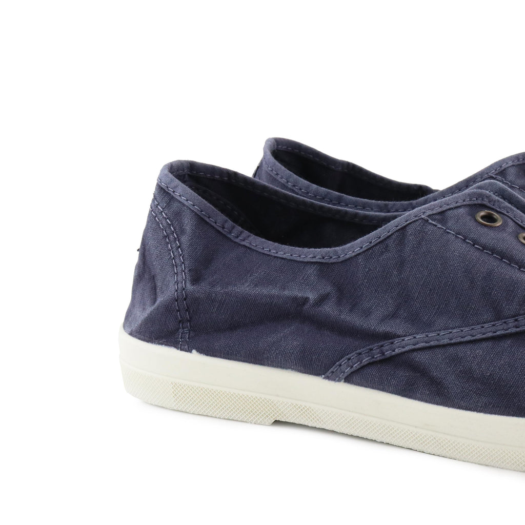 Zapatilla azul de cordón y elástico LONA3102 Natural World - LONA3102-130-5.jpg