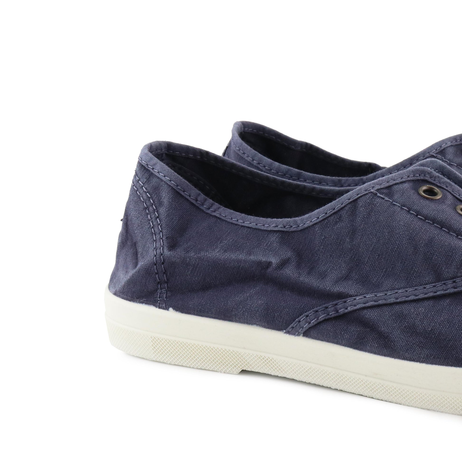 Zapatilla azul de cordón y elástico LONA3102 Natural World - LONA3102-130-5.jpg