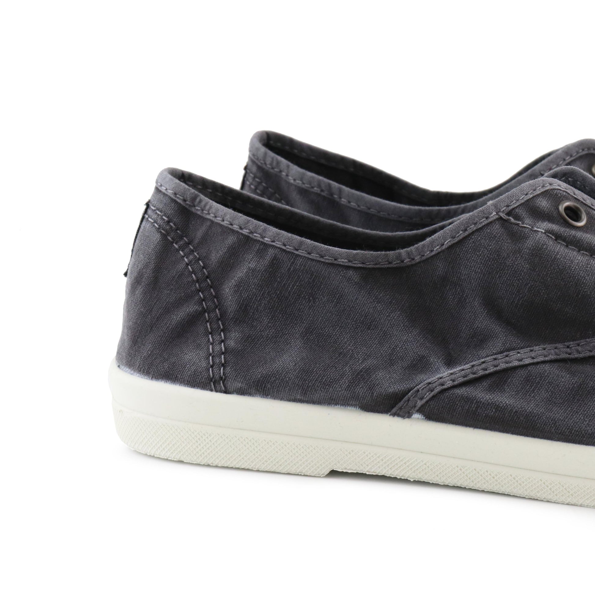 Zapatilla negro de cordón y elástico LONA3102 Natural World - LONA3102-144-5.jpg