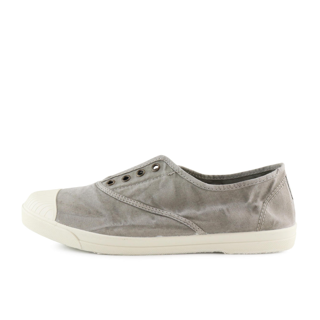 Zapatilla gris claro de elástico LONA3102 Natural World - LONA3102-349-1.jpg