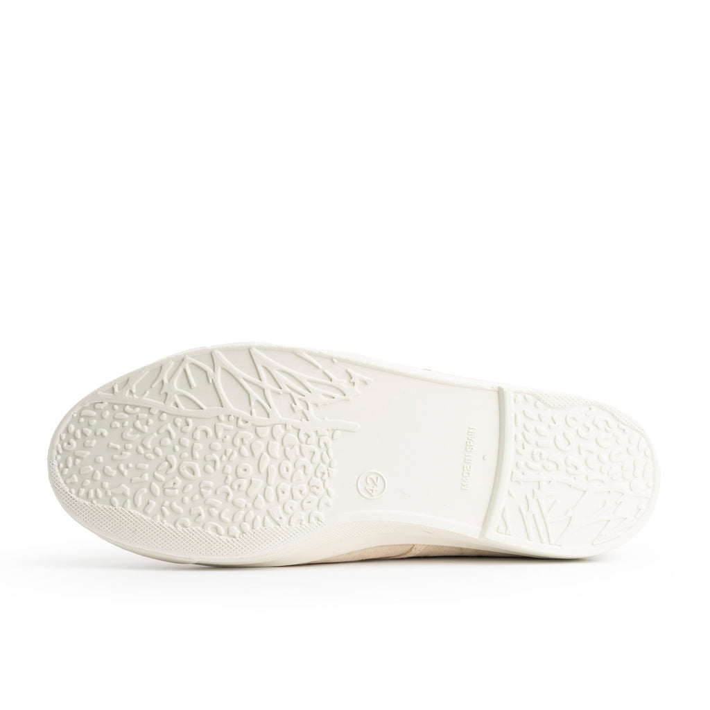 Zapatilla beige claro lavado LONA3102 Natural World