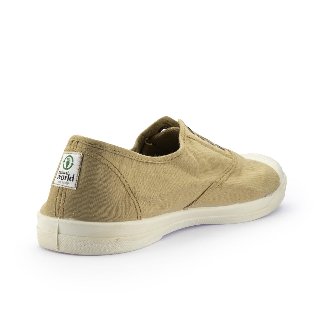 Zapatilla camel con cordón y elástico LONA3102 Natural World - LONA3102-67-3.jpg