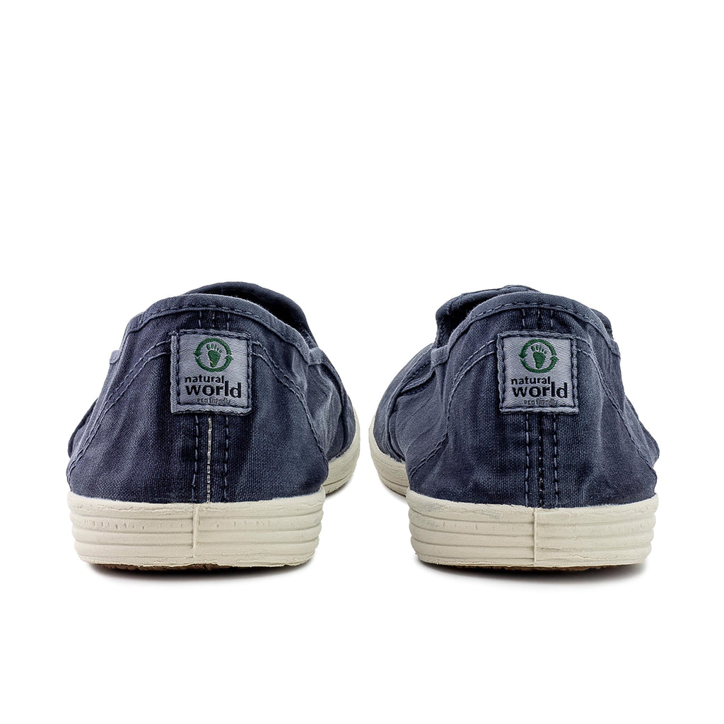 Zapatilla azul lavado LONA315 Natural World