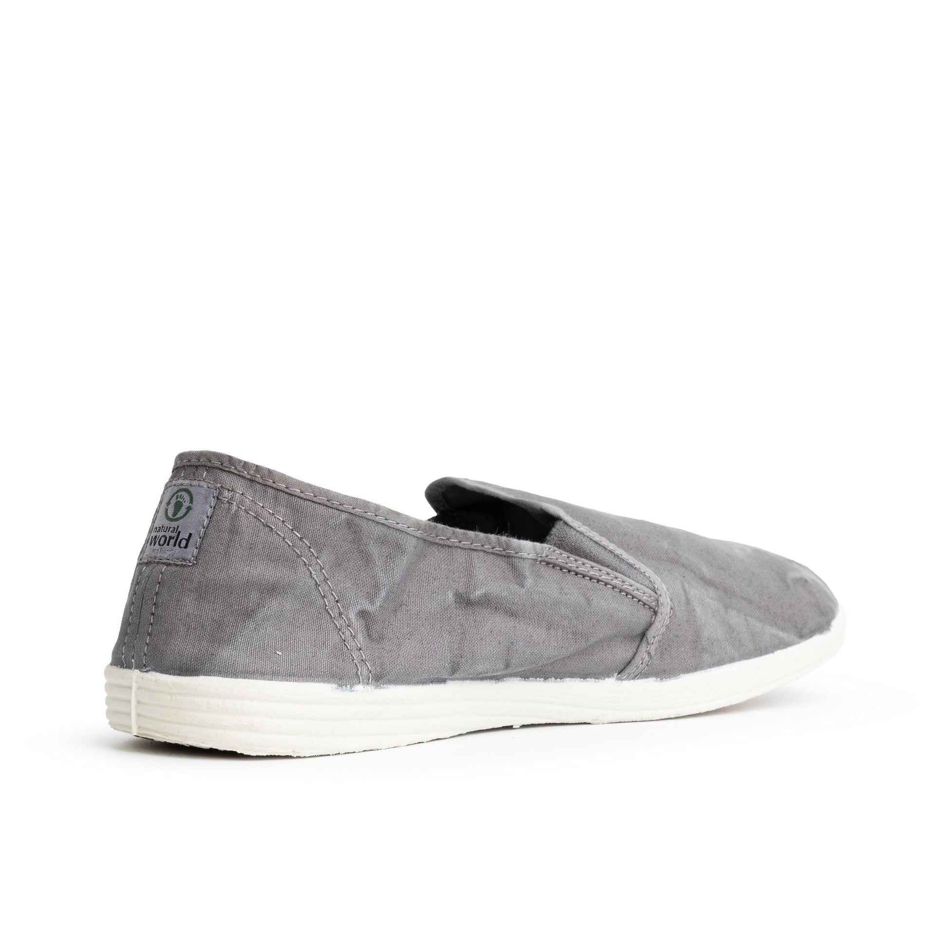 Zapatilla gris lavado LONA315 Natural World