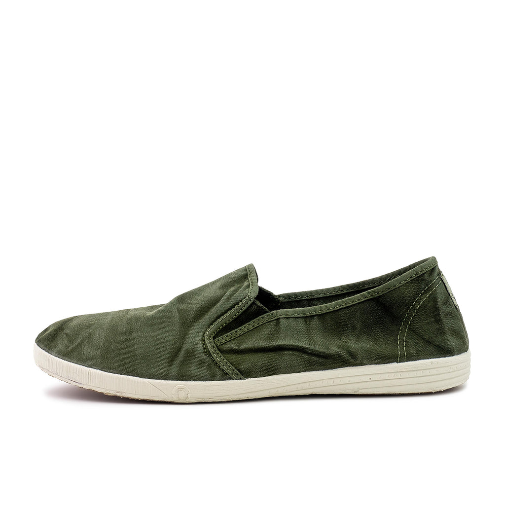 Zapatilla kaki lavado LONA315 Natural World