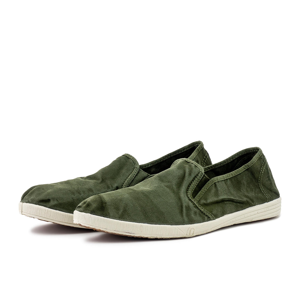 Zapatilla kaki lavado LONA315 Natural World