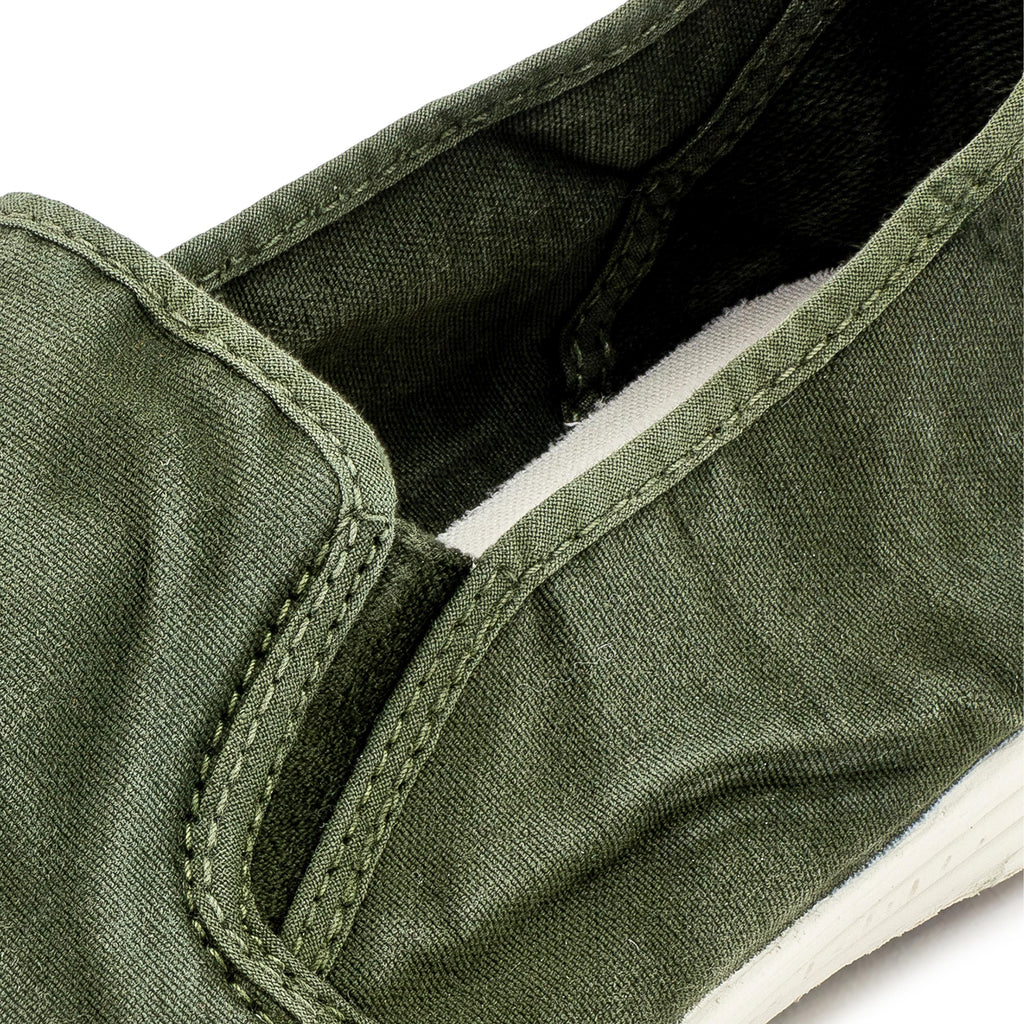 Zapatilla kaki lavado LONA315 Natural World