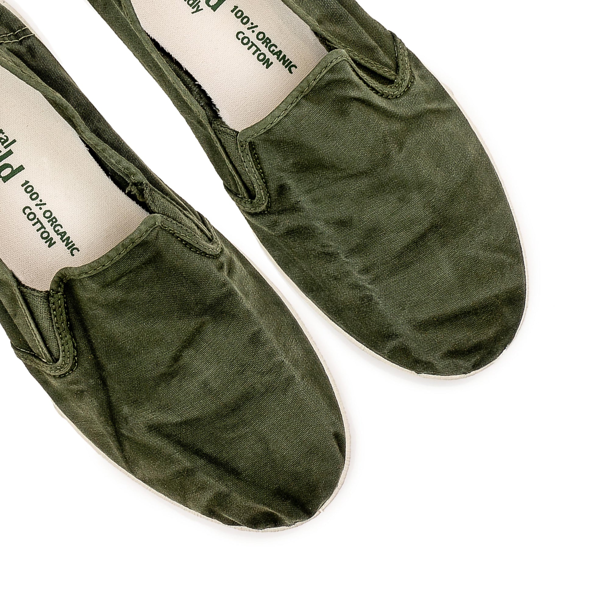 Zapatilla kaki lavado LONA315 Natural World