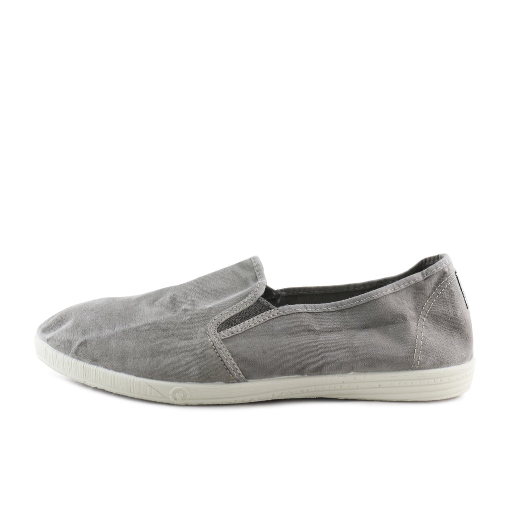 Zapatilla gris claro de elástico LONA315 Natural World - LONA315-349-1.jpg