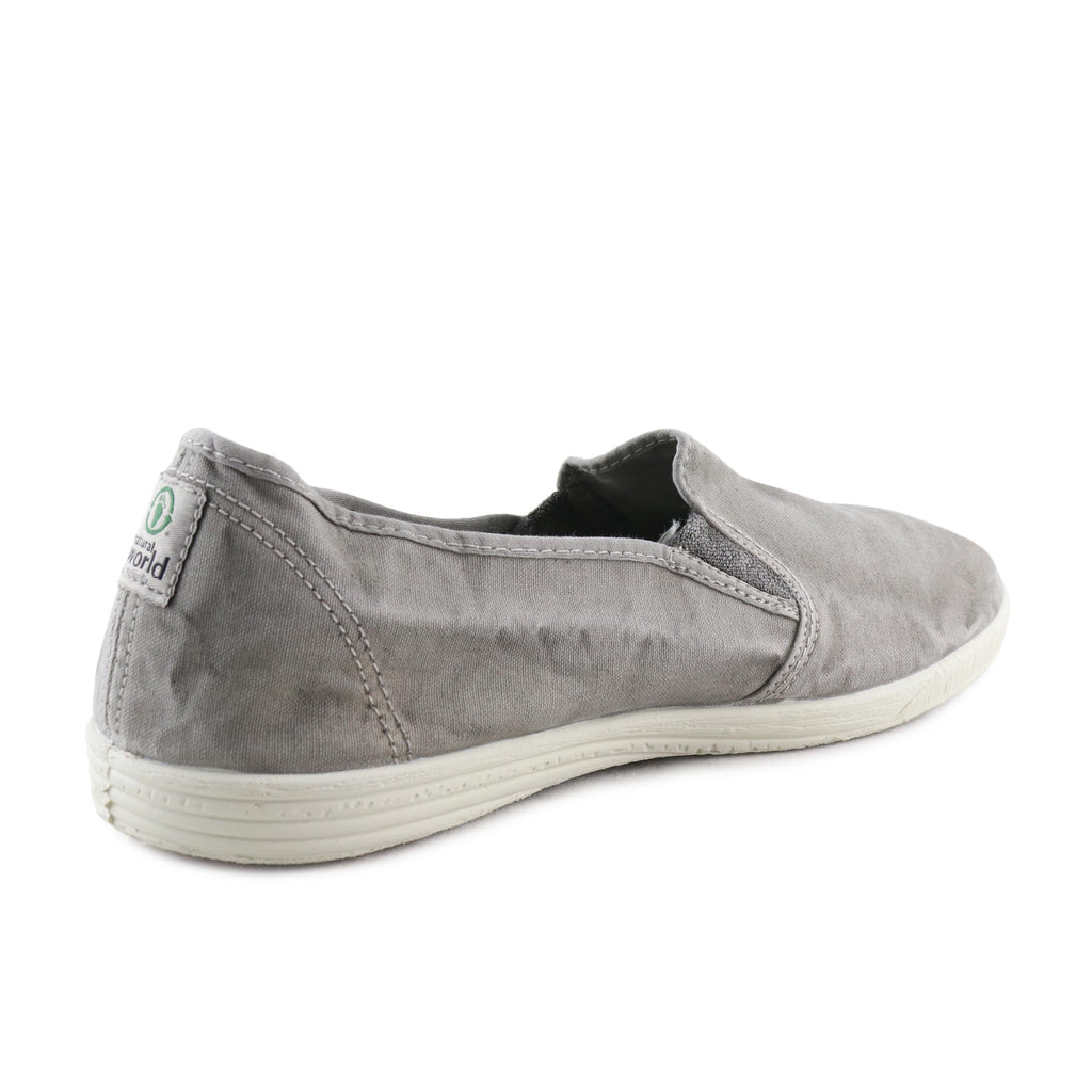 Zapatilla gris claro de elástico LONA315 Natural World - LONA315-349-3.jpg