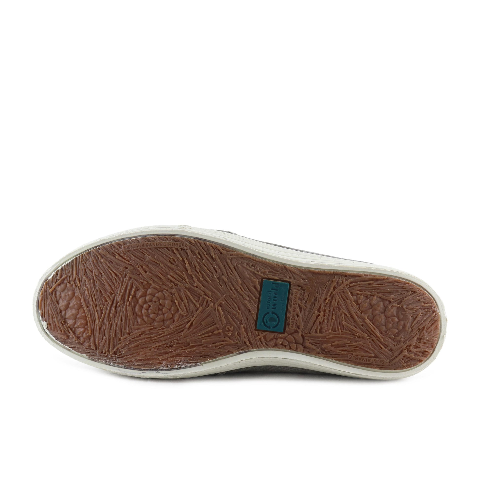 Zapatilla gris claro de elástico LONA315 Natural World - LONA315-349-4.jpg