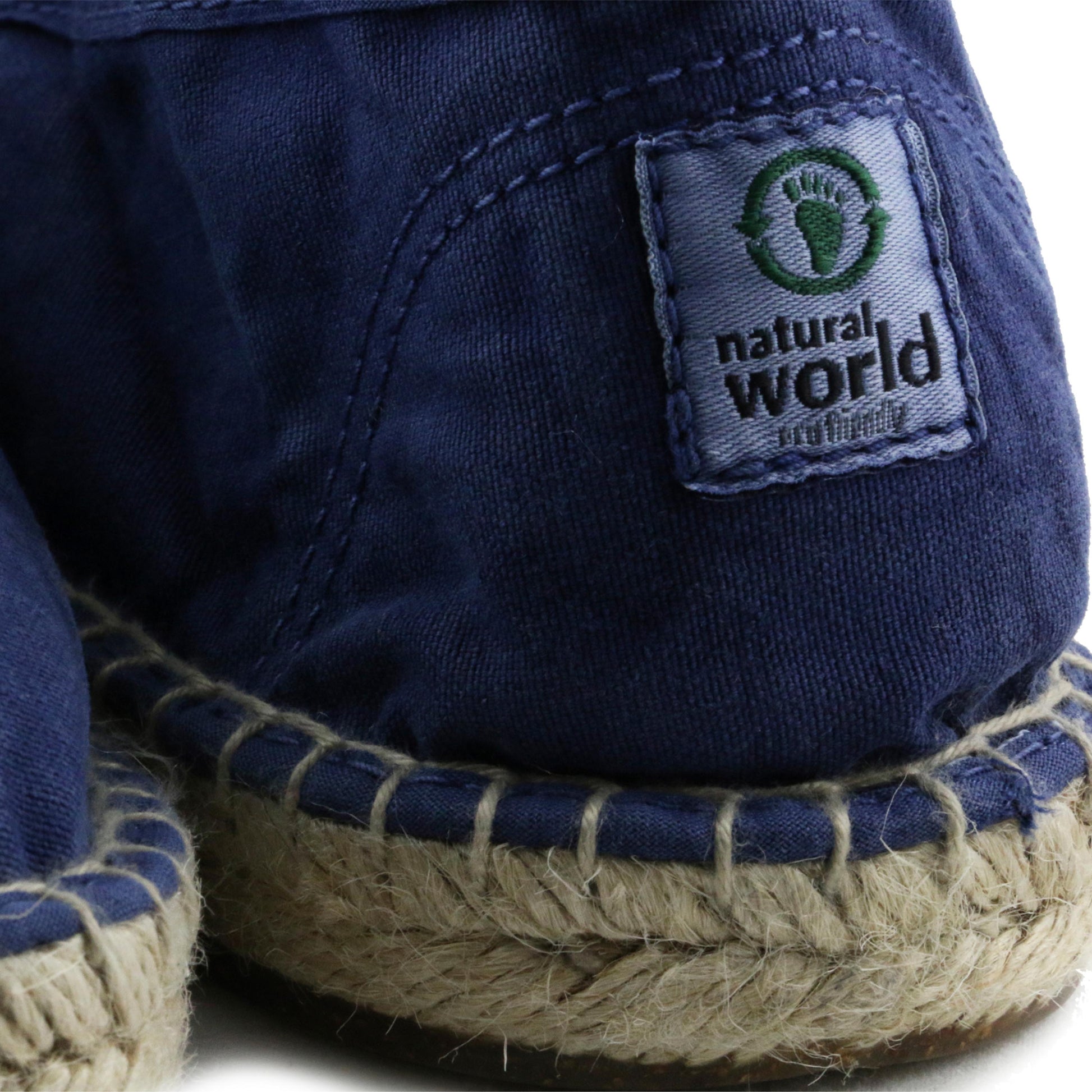 Alpargata cerrada azul de elástico LONA325 Natural World - LONA325-130-6.jpg