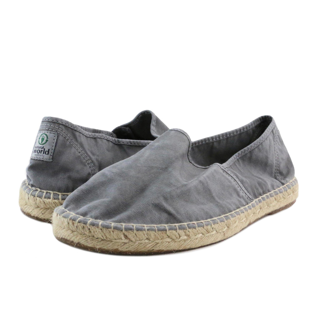 Alpargata cerrada gris de elástico LONA325 Natural World - LONA325-131-2.jpg