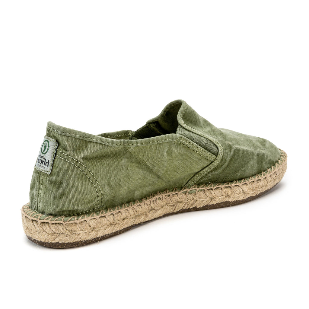 Alpargata cerrada oliva con elástico LONA330 Natural World - LONA330-453-3.jpg