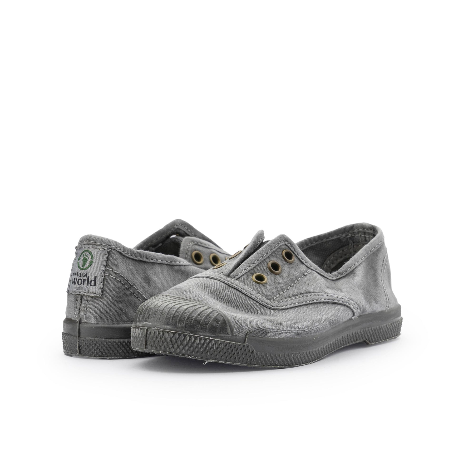 Zapatilla total gris con elástico LONA469 Natural World - LONA469-162-2.jpg