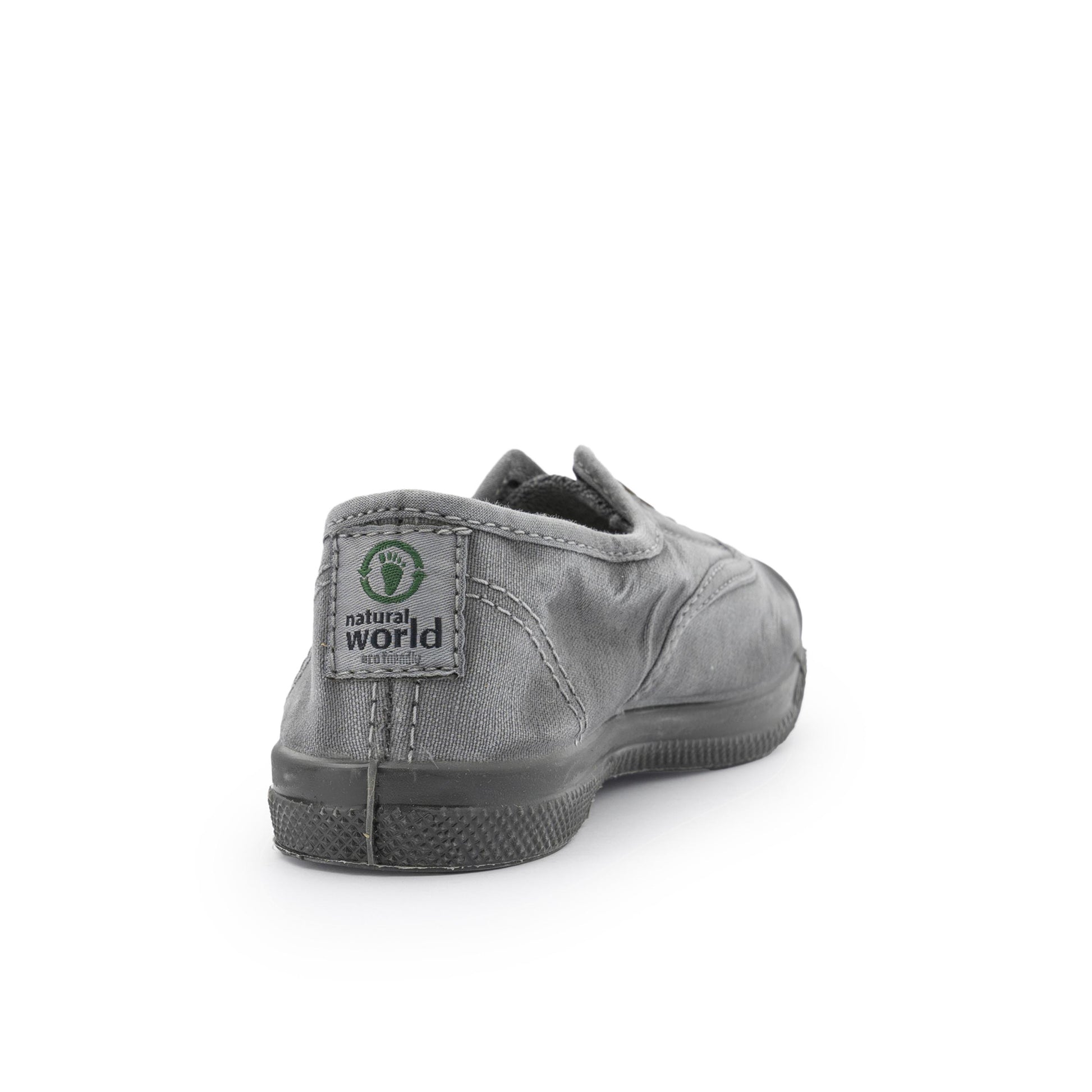 Zapatilla total gris con elástico LONA469 Natural World - LONA469-162-3.jpg