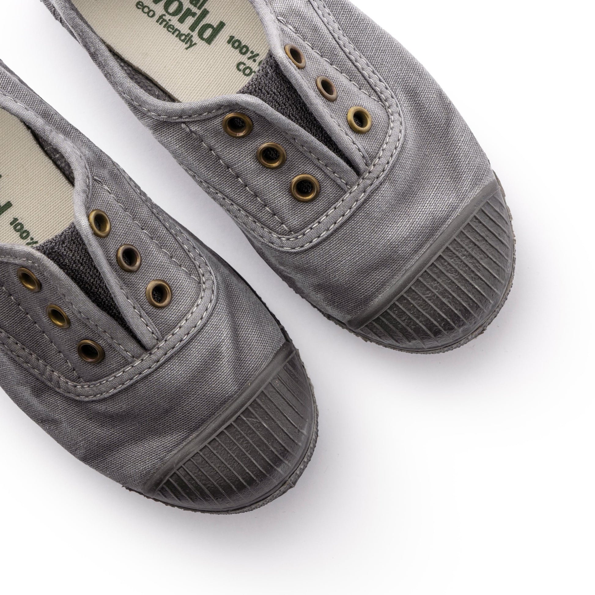 Zapatilla total gris con elástico LONA469 Natural World - LONA469-162-6.jpg