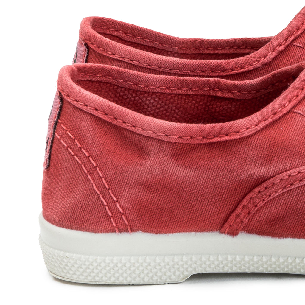 Zapatilla rojo lavado con elástico LONA470 Natural World - LONA470-143-5.jpg