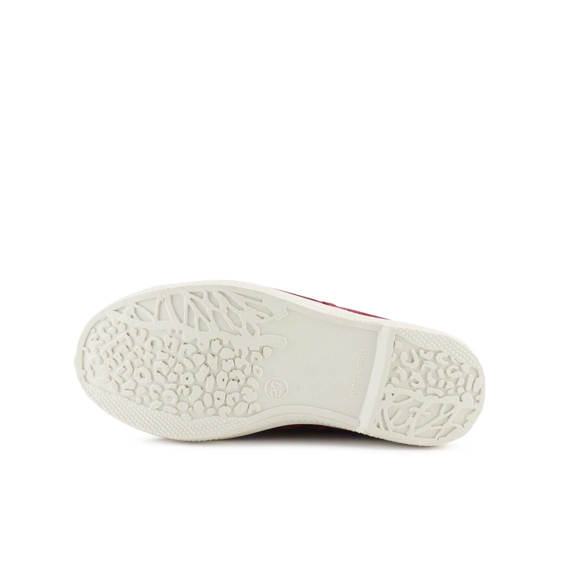 Zapatilla burdeos lavado con elástico LONA470 Natural World - LONA470-212-4.jpg