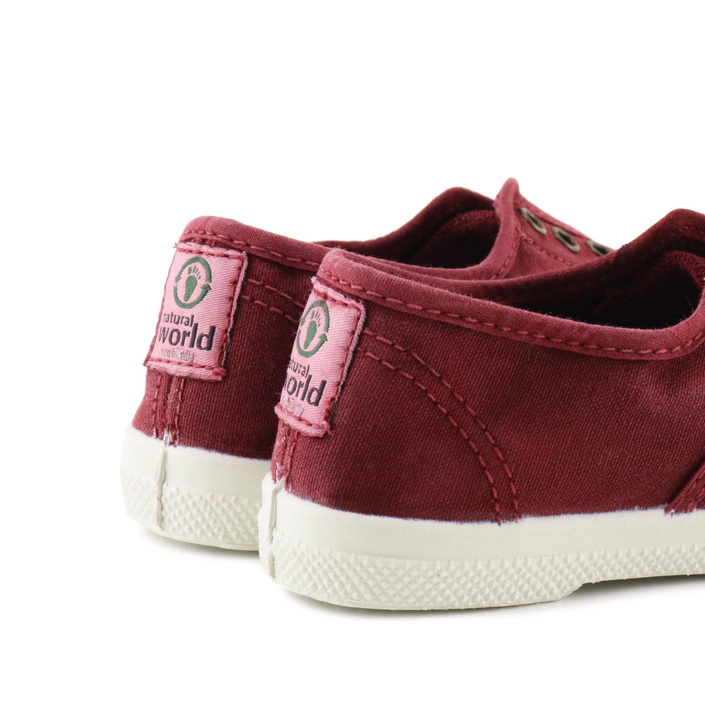 Zapatilla burdeos lavado con elástico LONA470 Natural World - LONA470-212-5.jpg