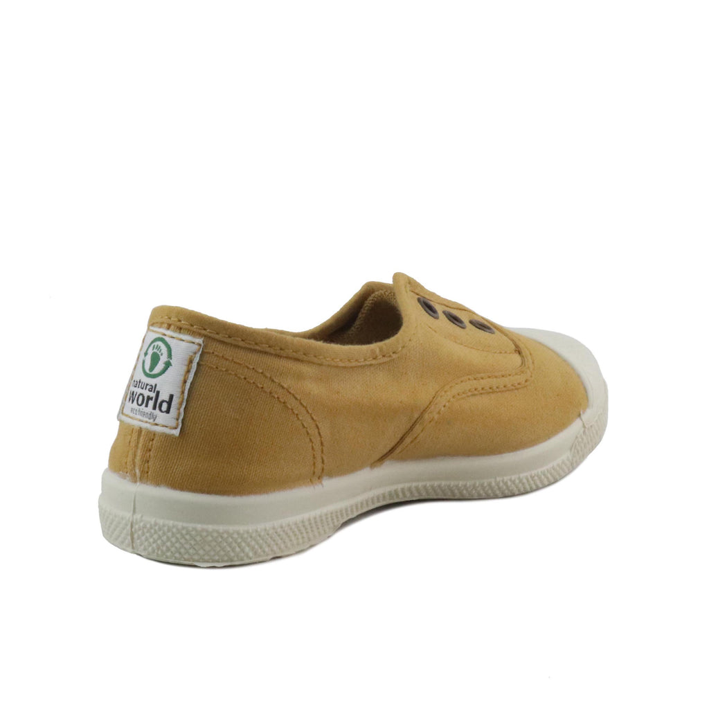 Zapatilla mostaza con elástico LONA470 Natural World - LONA470-251-3.jpg