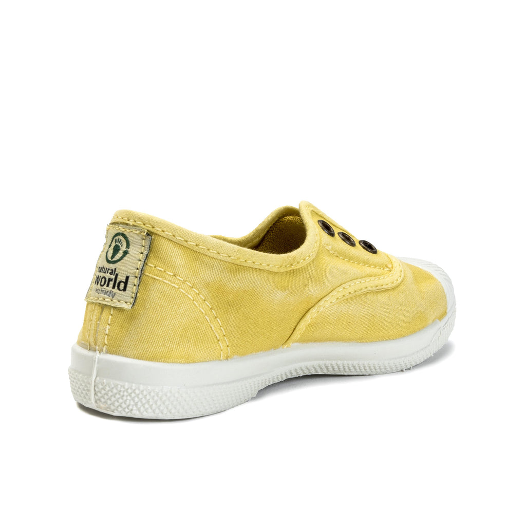 Zapatilla amarillo con elástico LONA470 Natural World - LONA470-32-3.jpg