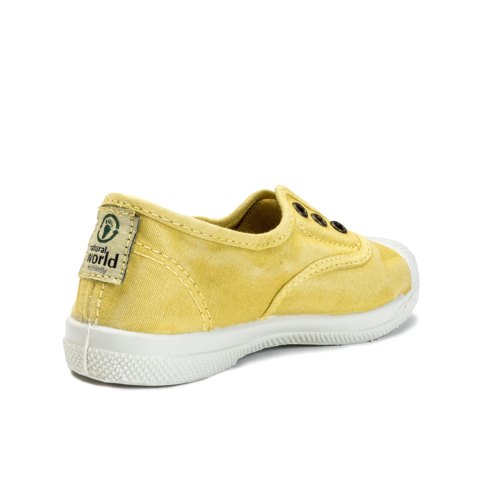 Zapatilla amarillo con elástico LONA470 Natural World - LONA470-32-3.jpg