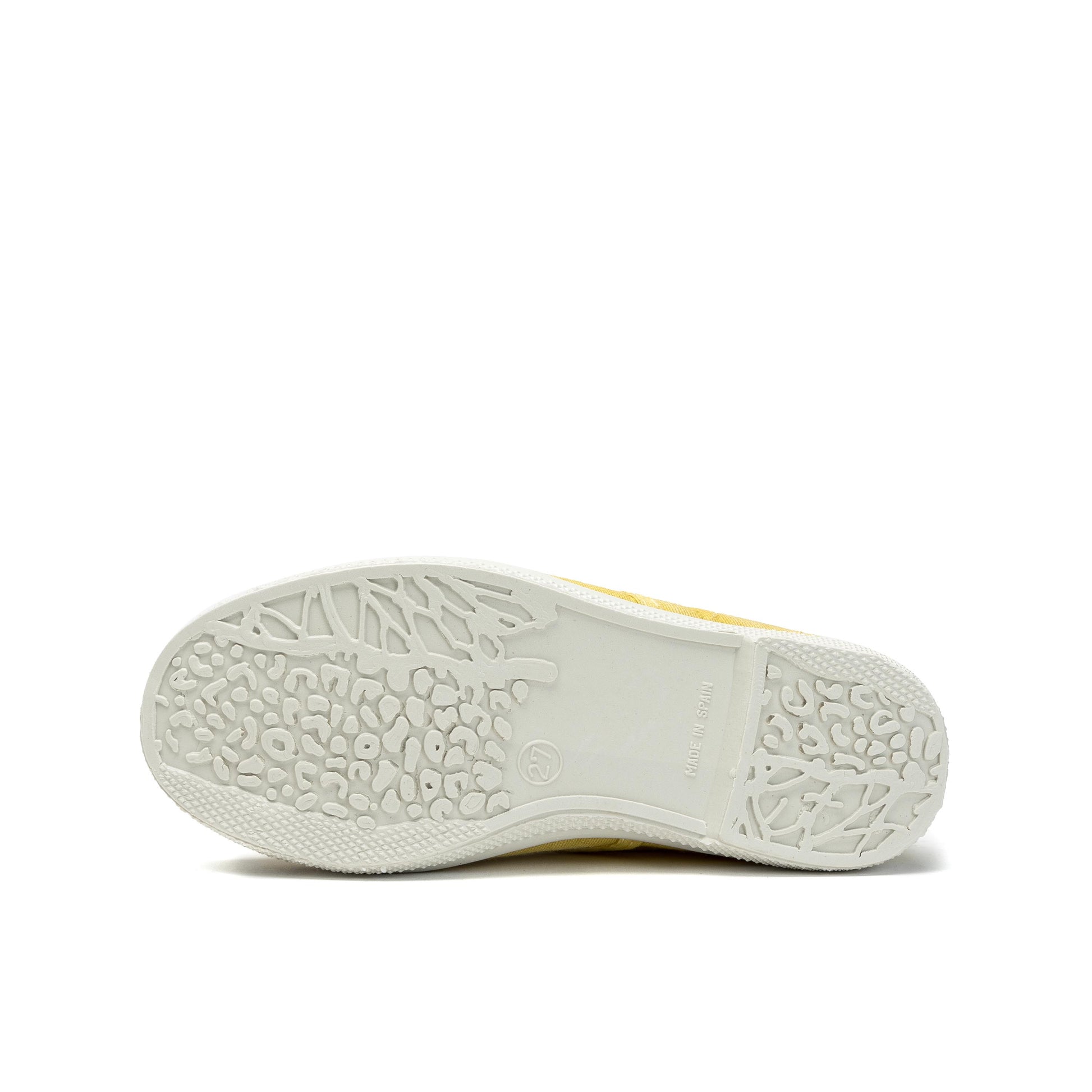 Zapatilla amarillo con elástico LONA470 Natural World - LONA470-32-4.jpg