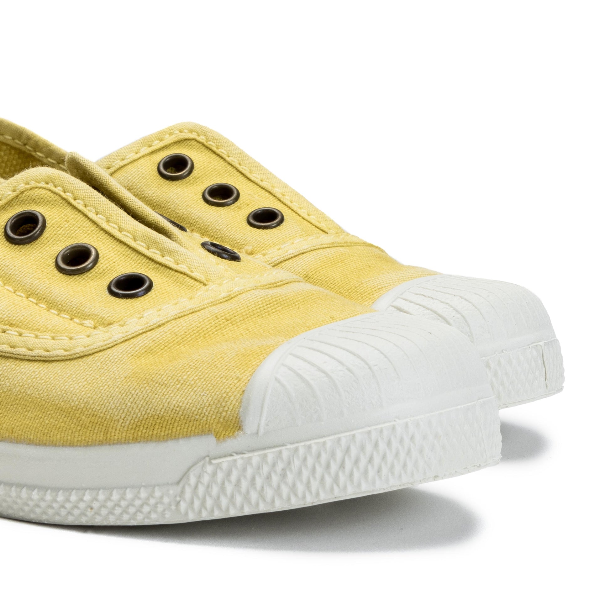 Zapatilla amarillo con elástico LONA470 Natural World - LONA470-32-6.jpg