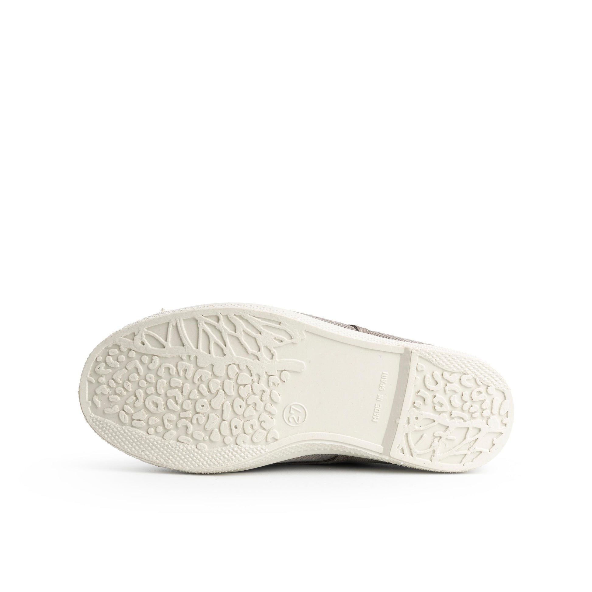 Zapatilla gris claro lavado LONA470 Natural World