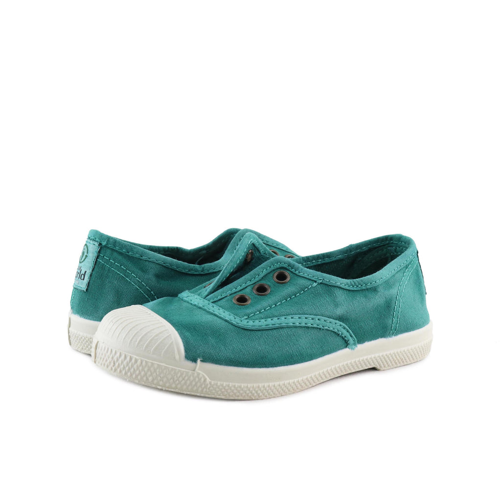 Zapatilla menta con elástico LONA470 Natural World - LONA470-354-2.jpg