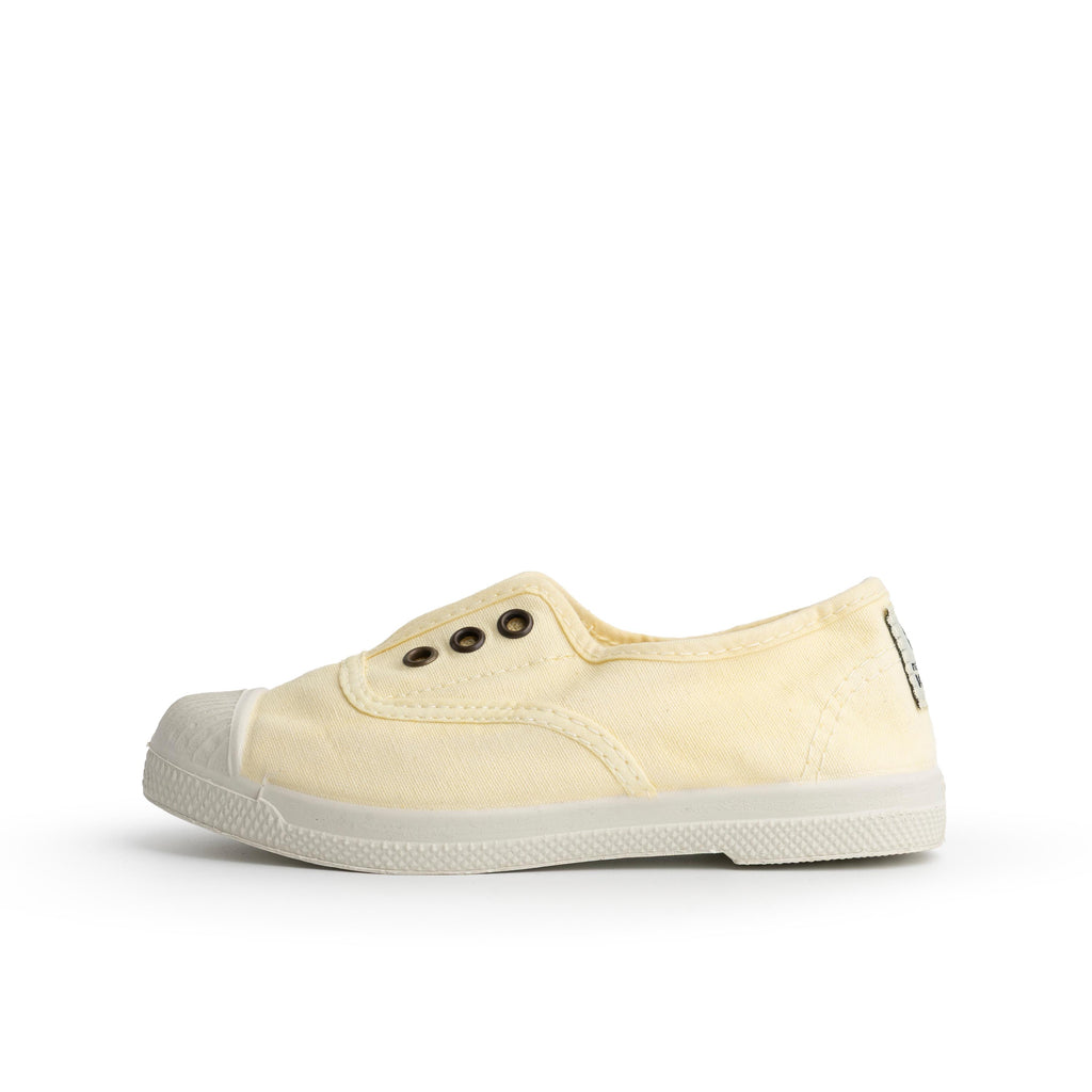 Zapatilla amarillo claro lavado LONA470 Natural World