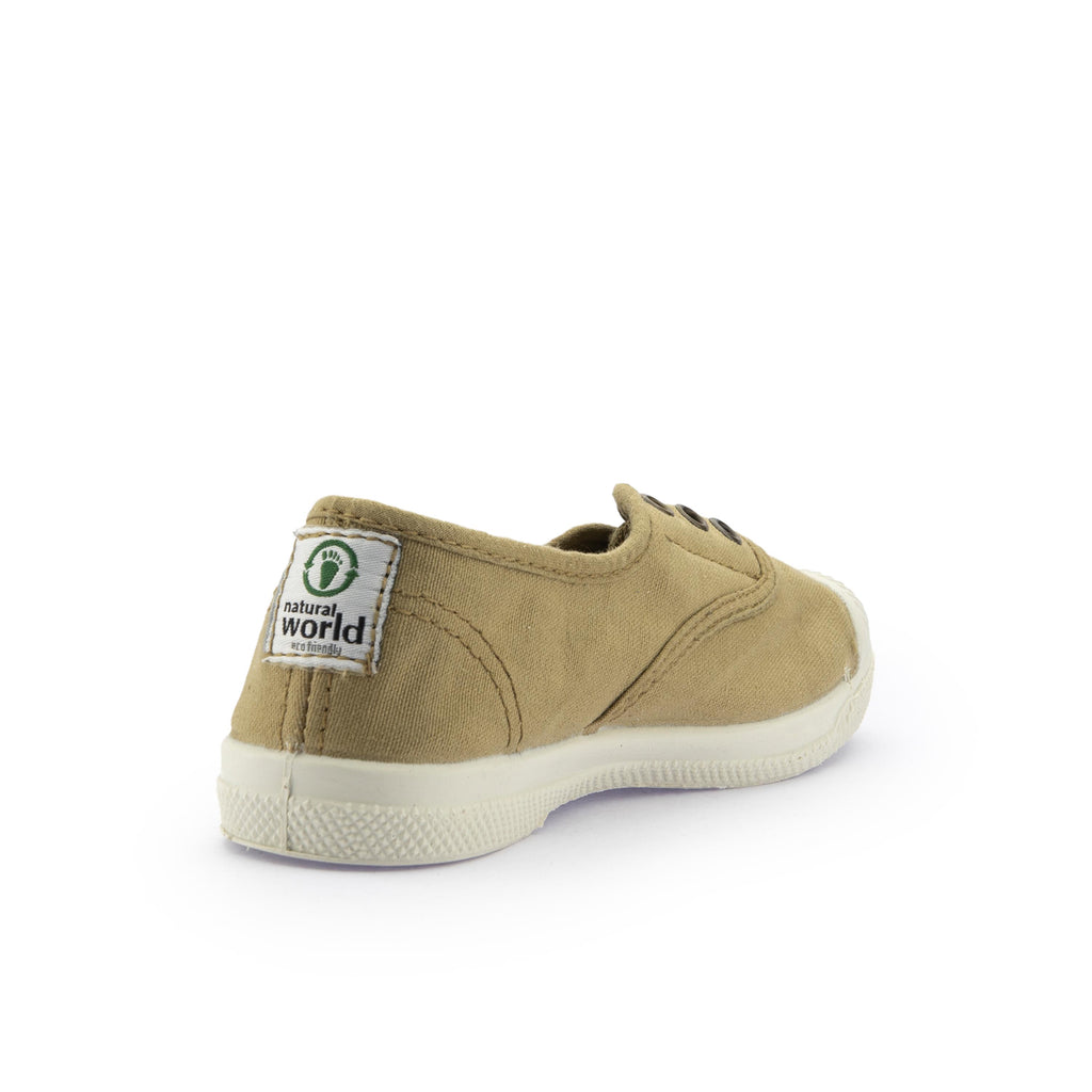 Zapatilla camel con elástico LONA470 Natural World - LONA470-67-3.jpg