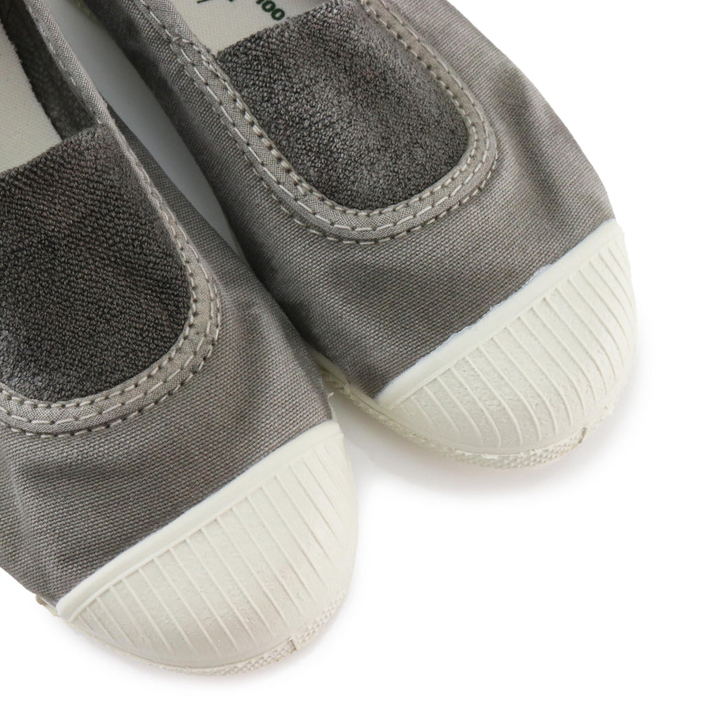 Zapatilla gris claro de elástico LONA475 Natural World - LONA475-349-6.jpg