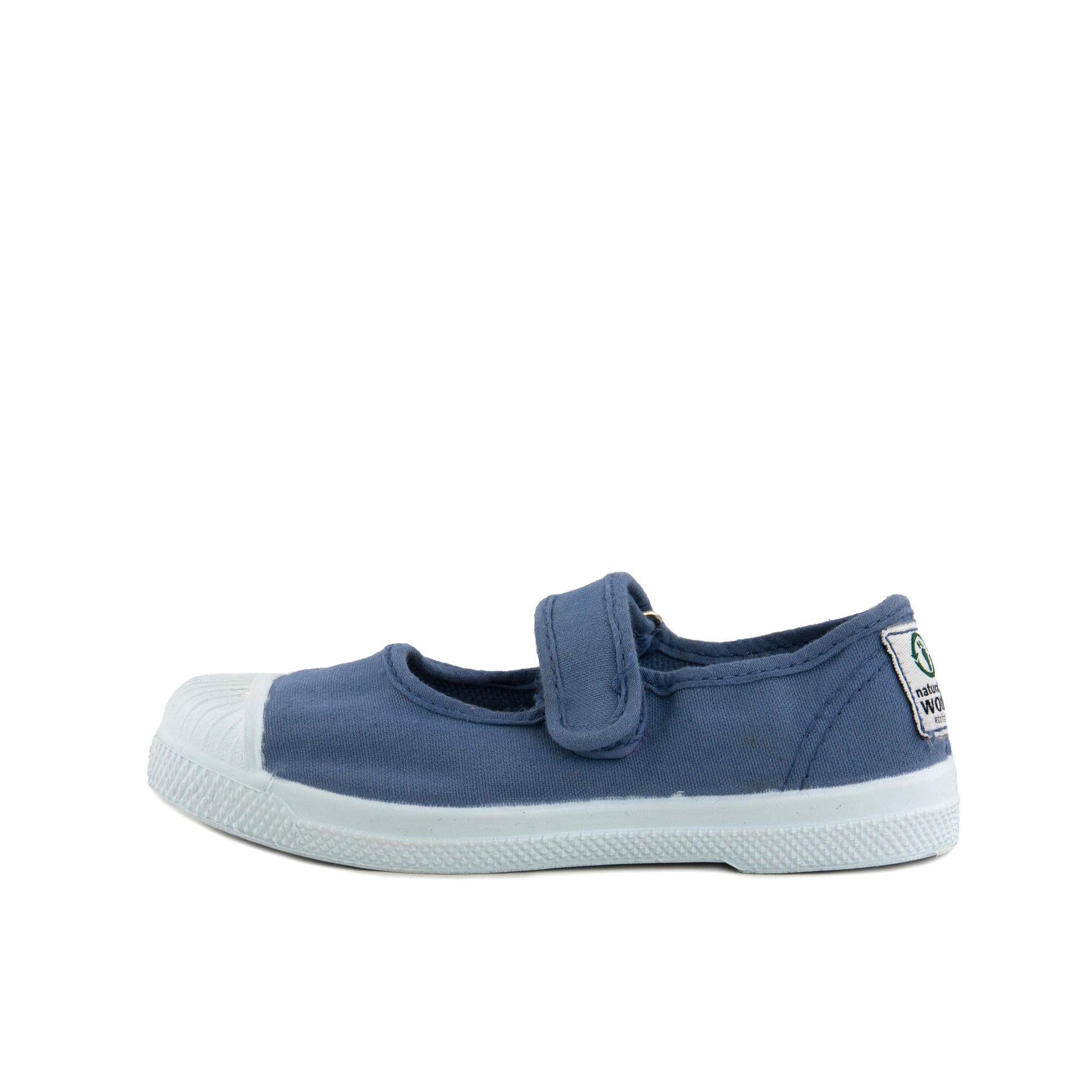 Mercedita azul jeans con velcro LONA476 Natural World - LONA476-119-1.jpg