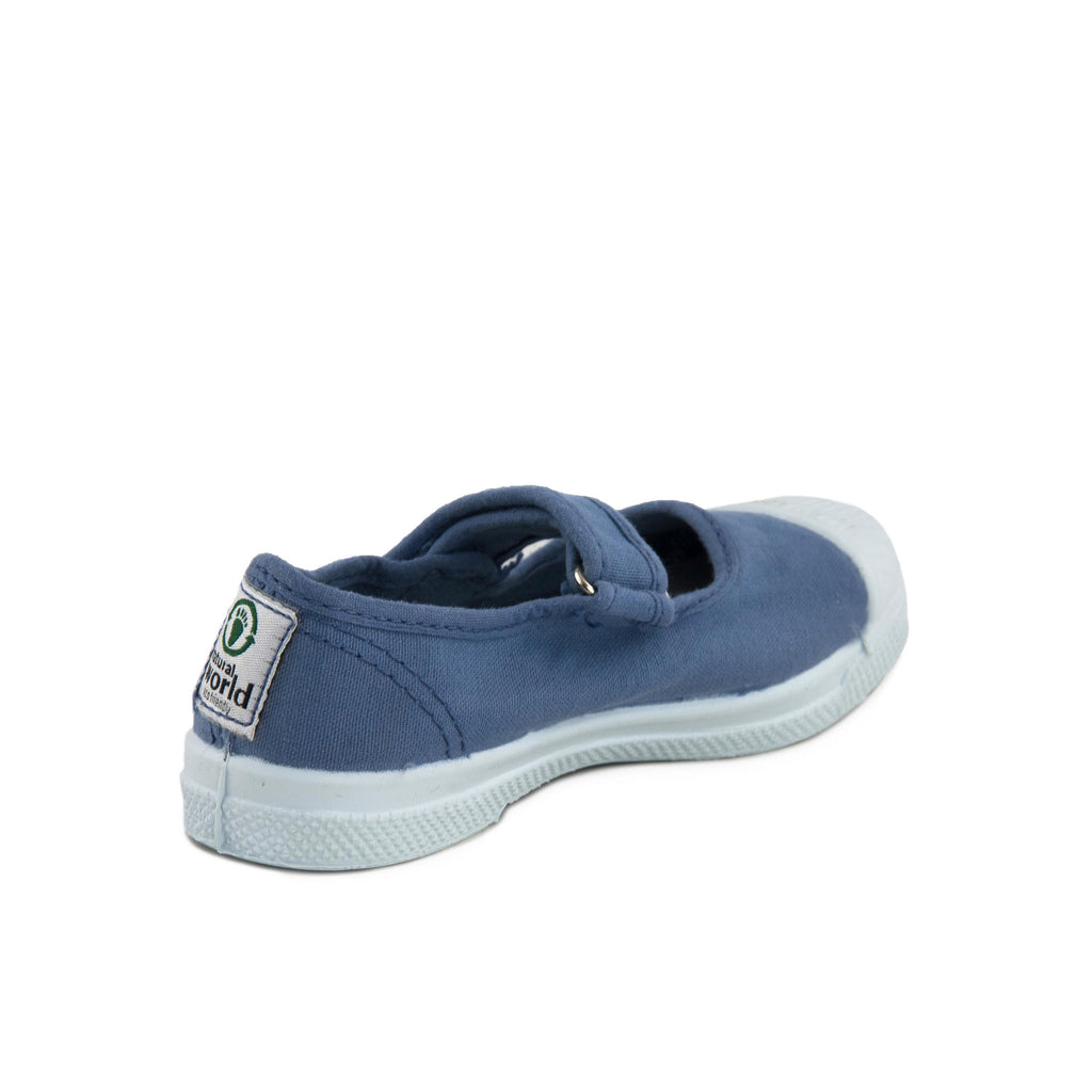 Mercedita azul jeans con velcro LONA476 Natural World - LONA476-119-3.jpg