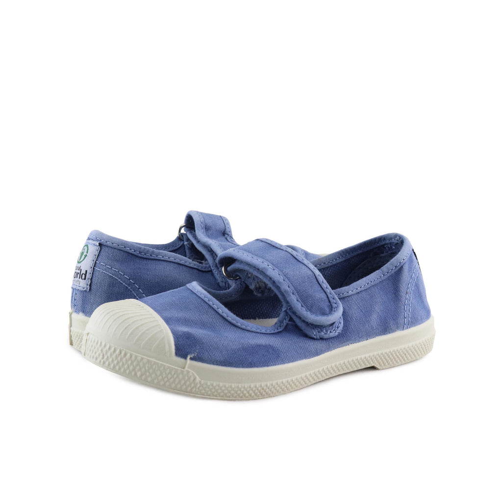 Mercedita celeste lavado con velcro LONA476 Natural World - LONA476-206-2.jpg