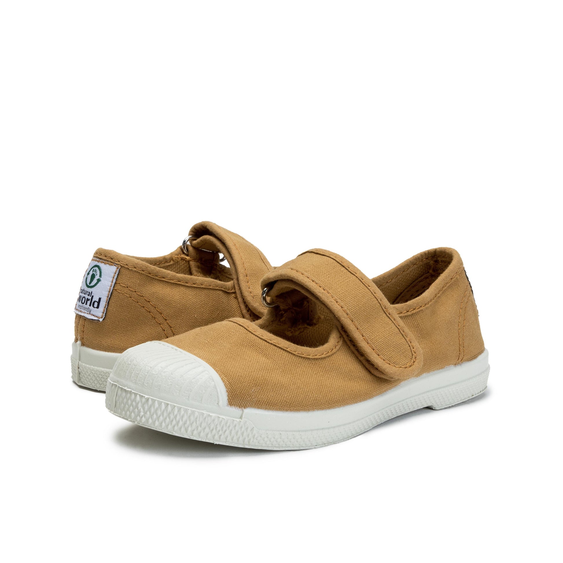 Mercedita mostaza con velcro LONA476 de Natural World - LONA476-251-2.jpg