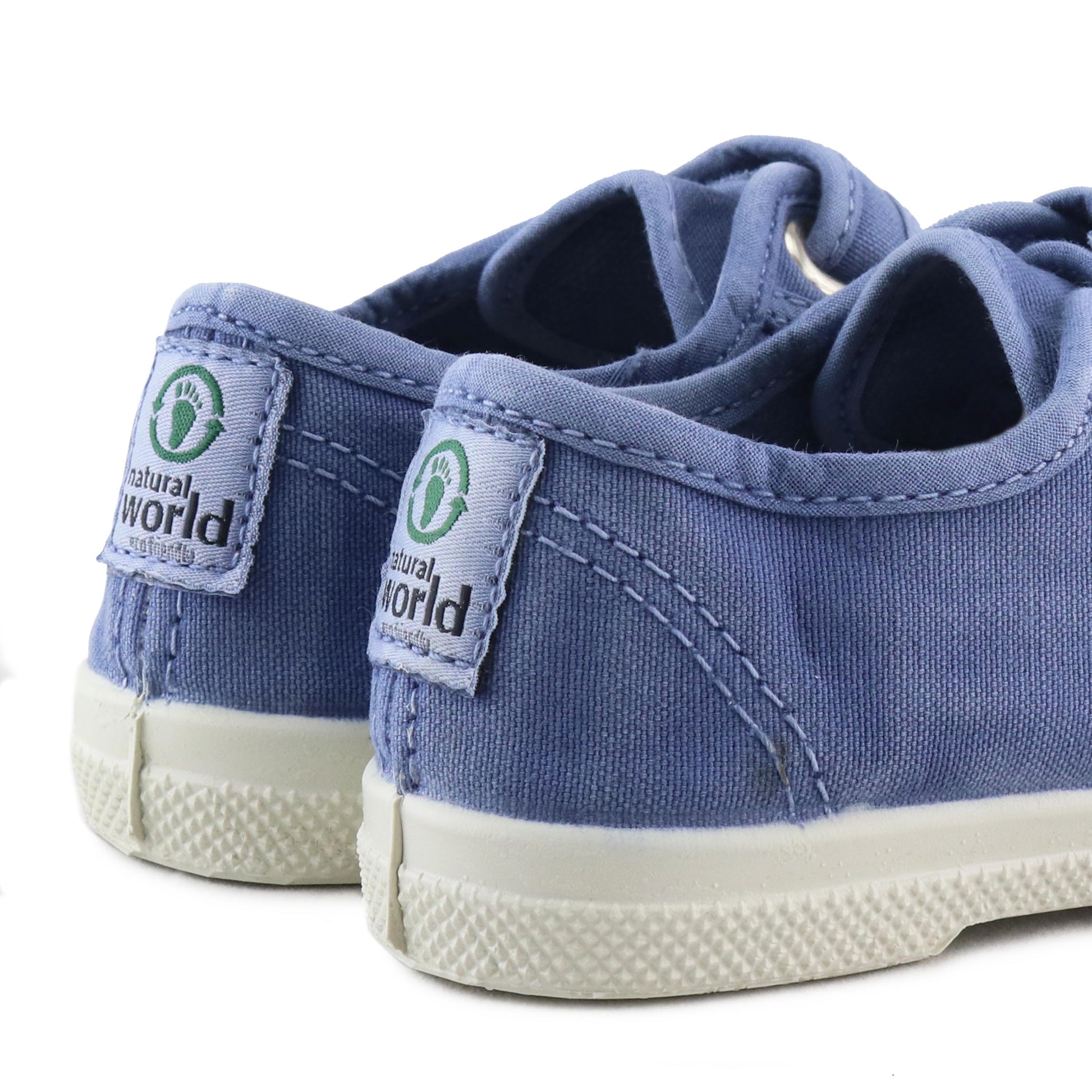 Zapatilla celeste lavado con velcro LONA489 Natural World - LONA489-206-6.jpg