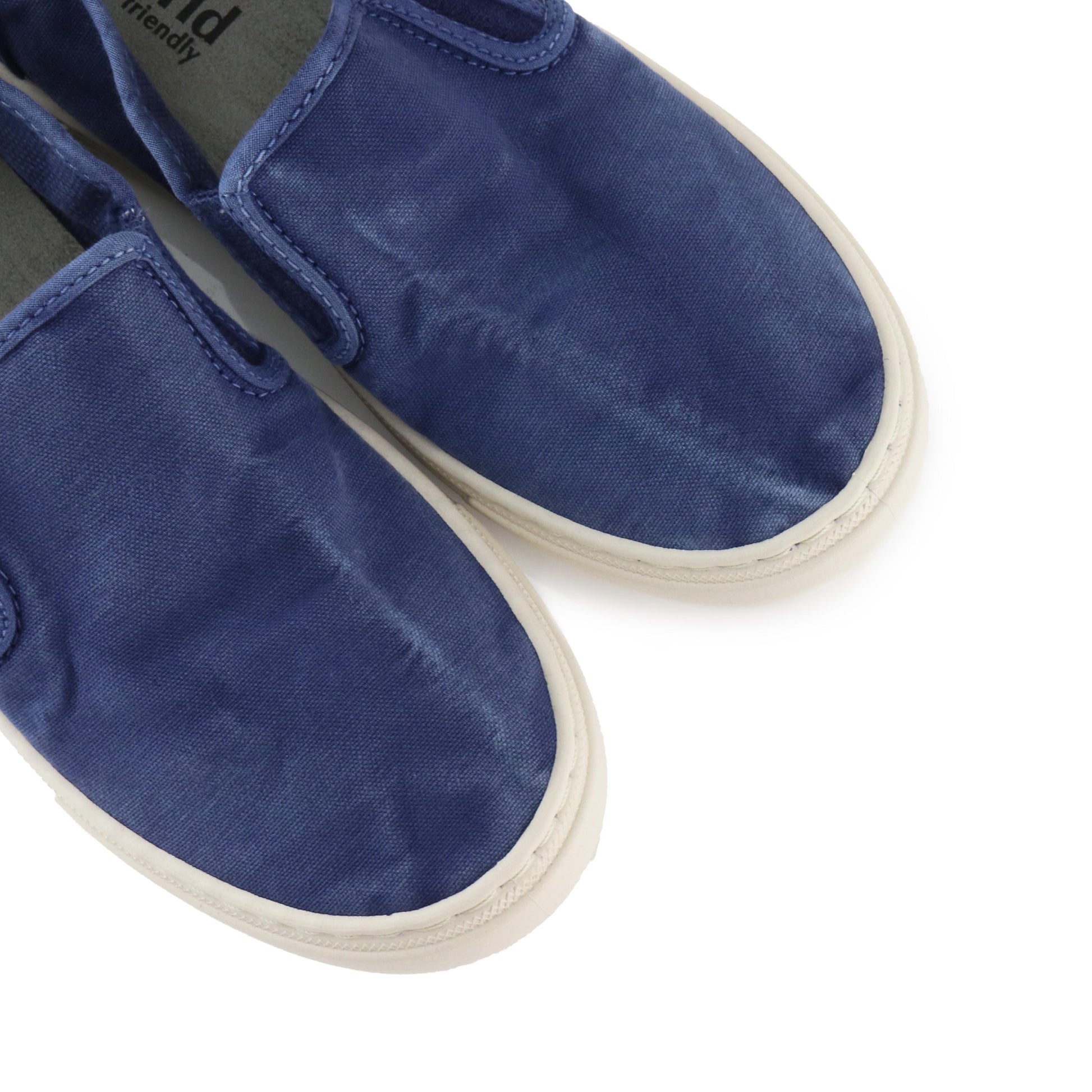 Zapatilla azulón oscuro con elástico LONA6472 Natural World - LONA6472-113-6.jpg
