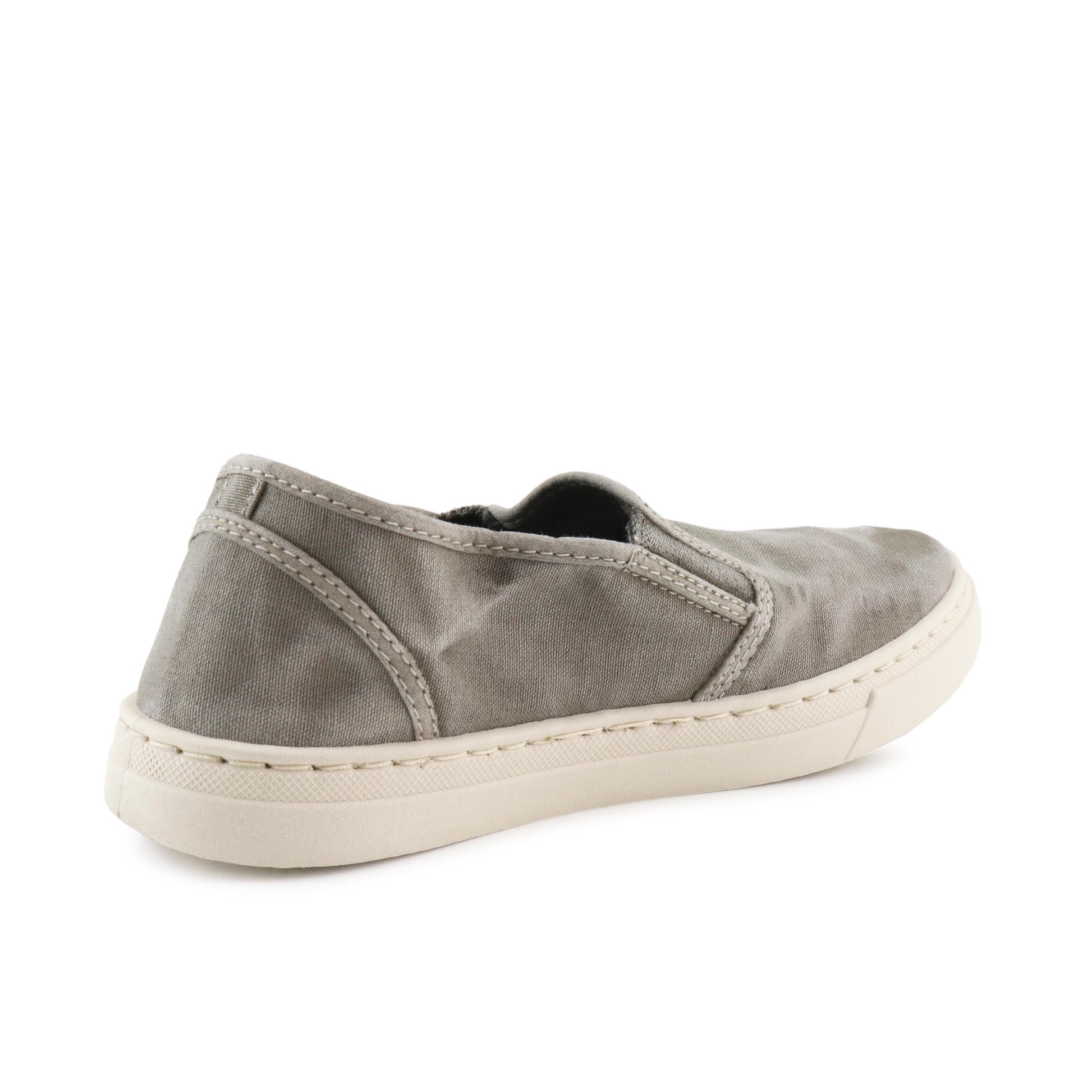 Zapatilla gris claro de elástico LONA6472 Natural World - LONA6472-349-3.jpg