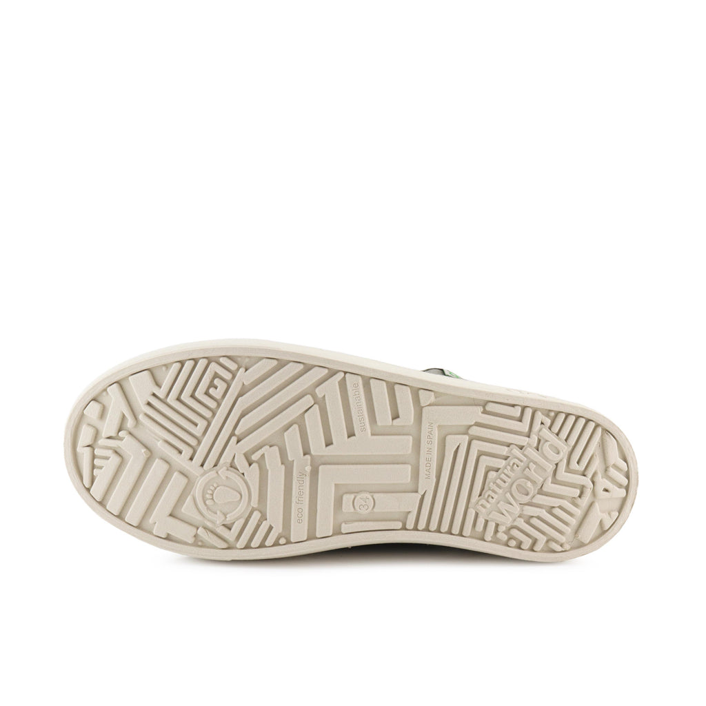 Zapatilla gris claro de elástico LONA6472 Natural World - LONA6472-349-4.jpg